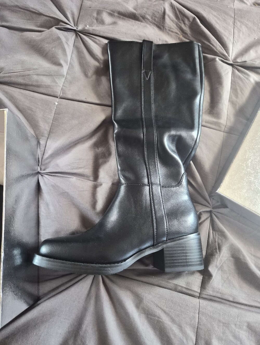 NWT WETKISS BLACK KNEE HIGH BOOTS